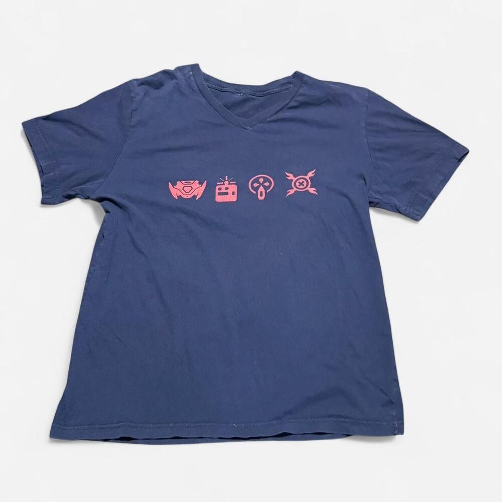 Navy blue graphic T-shirt width 20in & length 25in